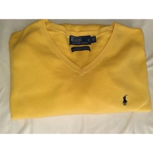 Ralph Lauren Polo Yellow 100% Pima Cotton XLT TALL